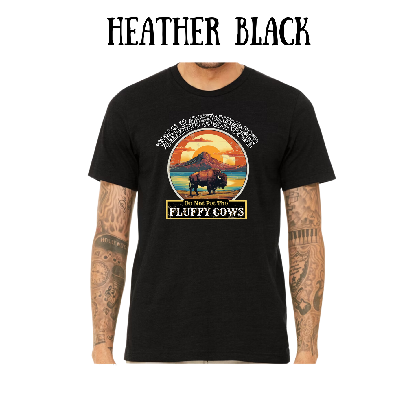 CP - Yellowstone: Fluffy Cows - Unisex Tee - Blues