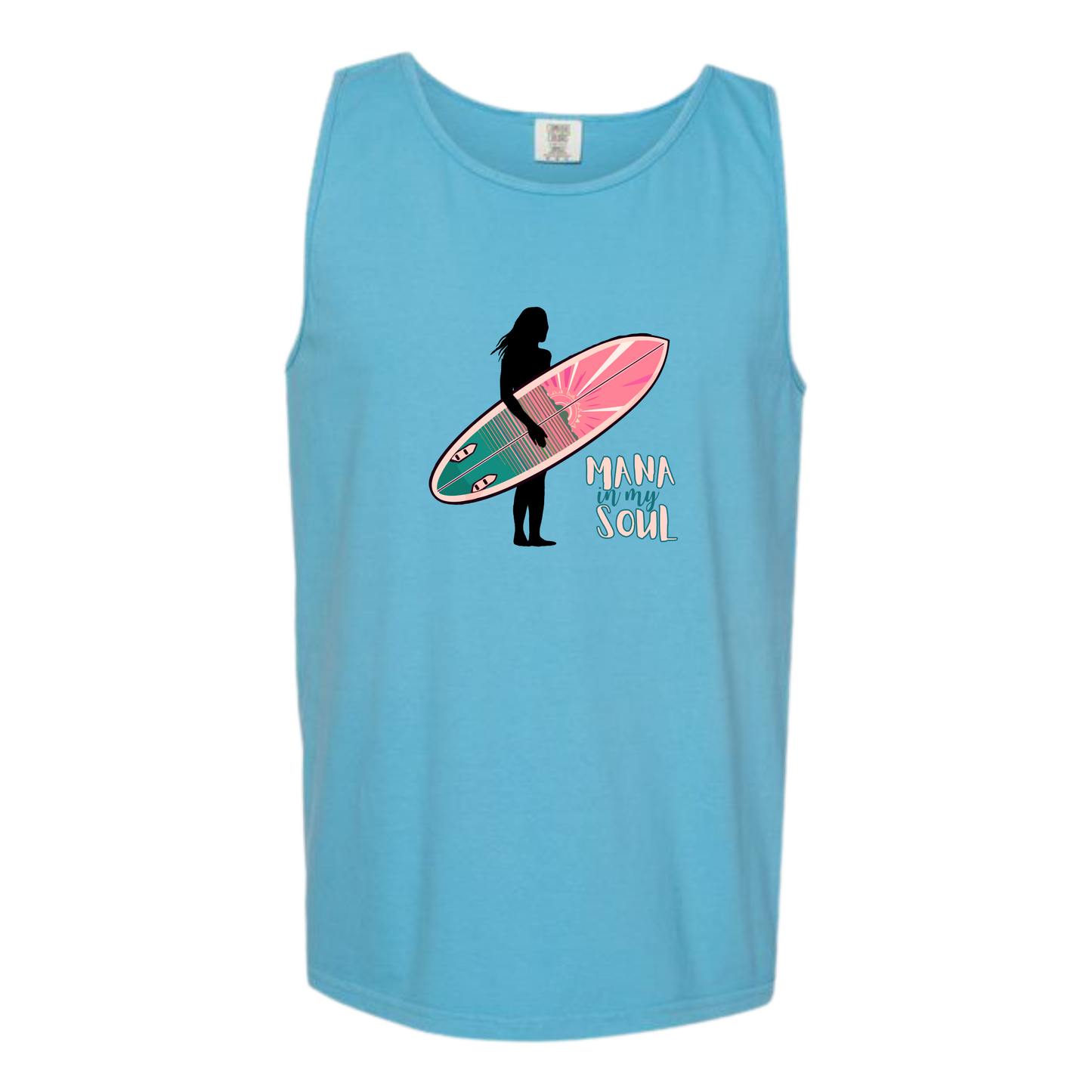 Mana in My Soul - Comfort Colors - Unisex Tank - Neutral Colors & Blues
