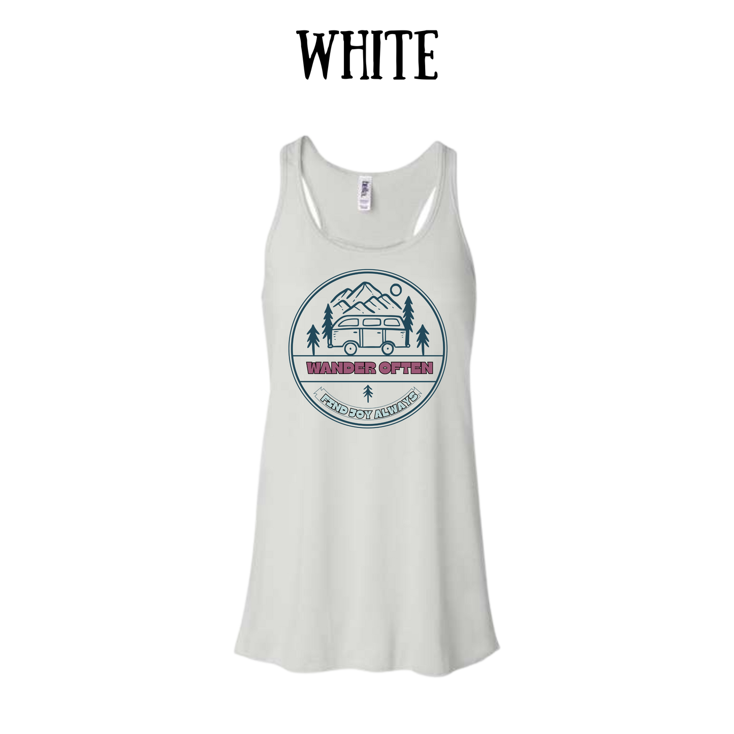 CP - Wander Often - Women's Flowy Racerback Tank
