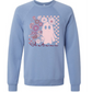 HP - Autumn Ghost - Sponge Fleece Raglan Sweatshirt - Blues, Purples