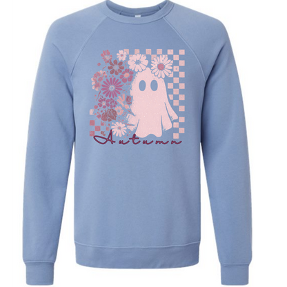 HP - Autumn Ghost - Sponge Fleece Raglan Sweatshirt - Blues, Purples