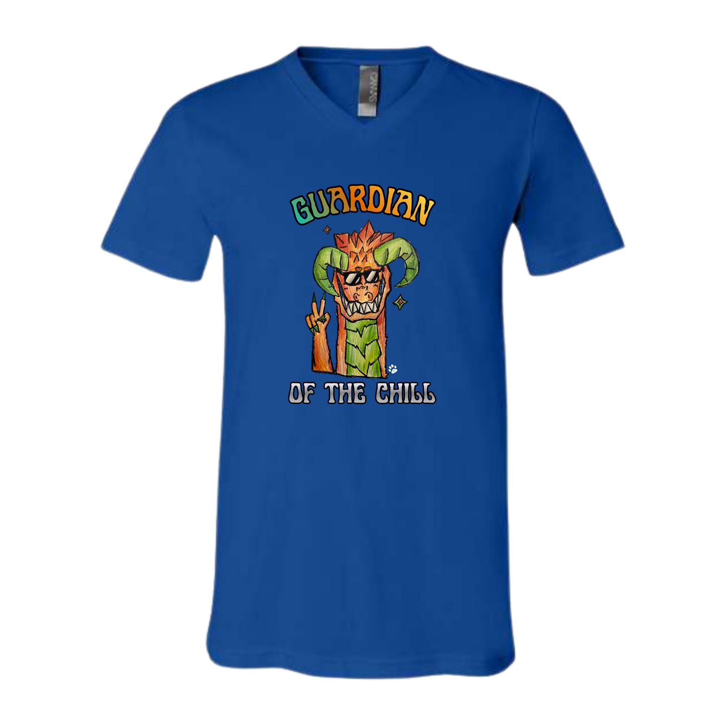 Guardian of The Chill - Bella+Canvas - Unisex V-Neck - Assorted Colors