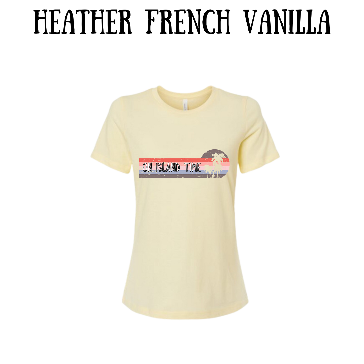 VP - On Island Time - Women's relaxed fit tee - Neutrals