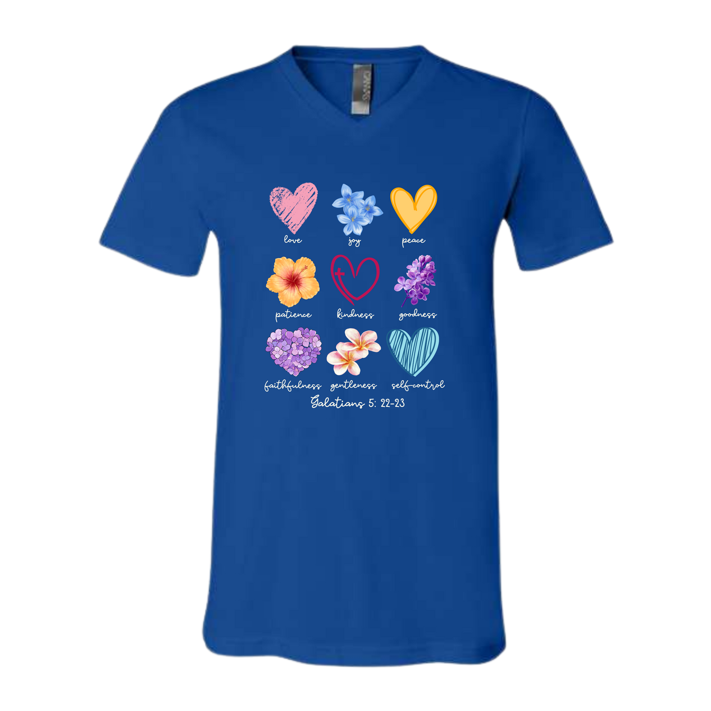 Galatians 5 - Spring - Bella+Canvas - Unisex V-Neck - Assorted Colors