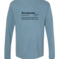 Hormone - Comfort Colors - Heavyweight Long Sleeve Tee - Blues & Greens