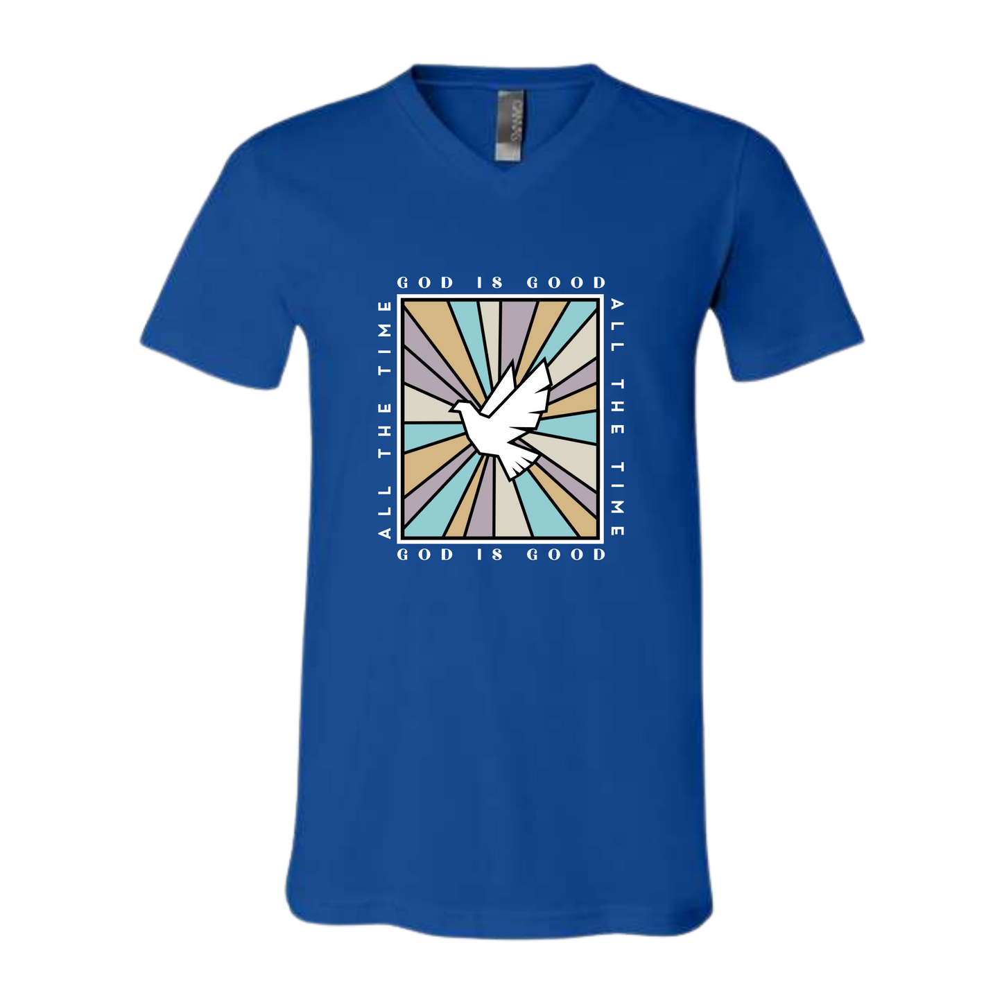 God Is Good - Bella+Canvas - Unisex V-Neck - Assorted Colors