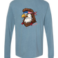 Rockin Free Bird - Comfort Colors - Heavyweight Long Sleeve Tee - Blues & Greens