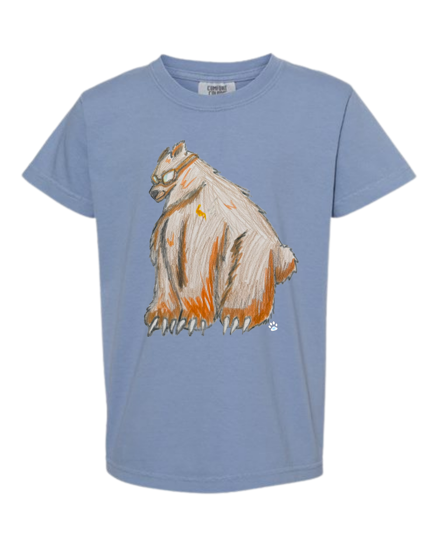 Muscle Bear - Comfort Colors - Heavyweight Youth Tee - Neutral Colors & Blues