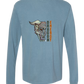 Dragon Energy - Comfort Colors - Heavyweight Long Sleeve Tee - Blues & Greens