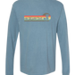On Island Time - Comfort Colors - Heavyweight Long Sleeve Tee - Blues & Greens