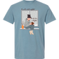 The Weather Outside is Frightful - Comfort Colors - Heavyweight Unisex Tee - Blues
