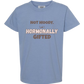 Not Moody. (just) Hormonally Gifted - Comfort Colors - Heavyweight Youth Tee - Neutral Colors & Blues