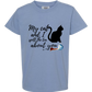 My Cat and I spill the tea about you - Comfort Colors - Heavyweight Youth Tee - Neutral Colors & Blues