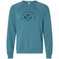 On Cruise Control - Sponge Fleece Raglan Sweatshirt - Blues, Greens, Purple, and Black