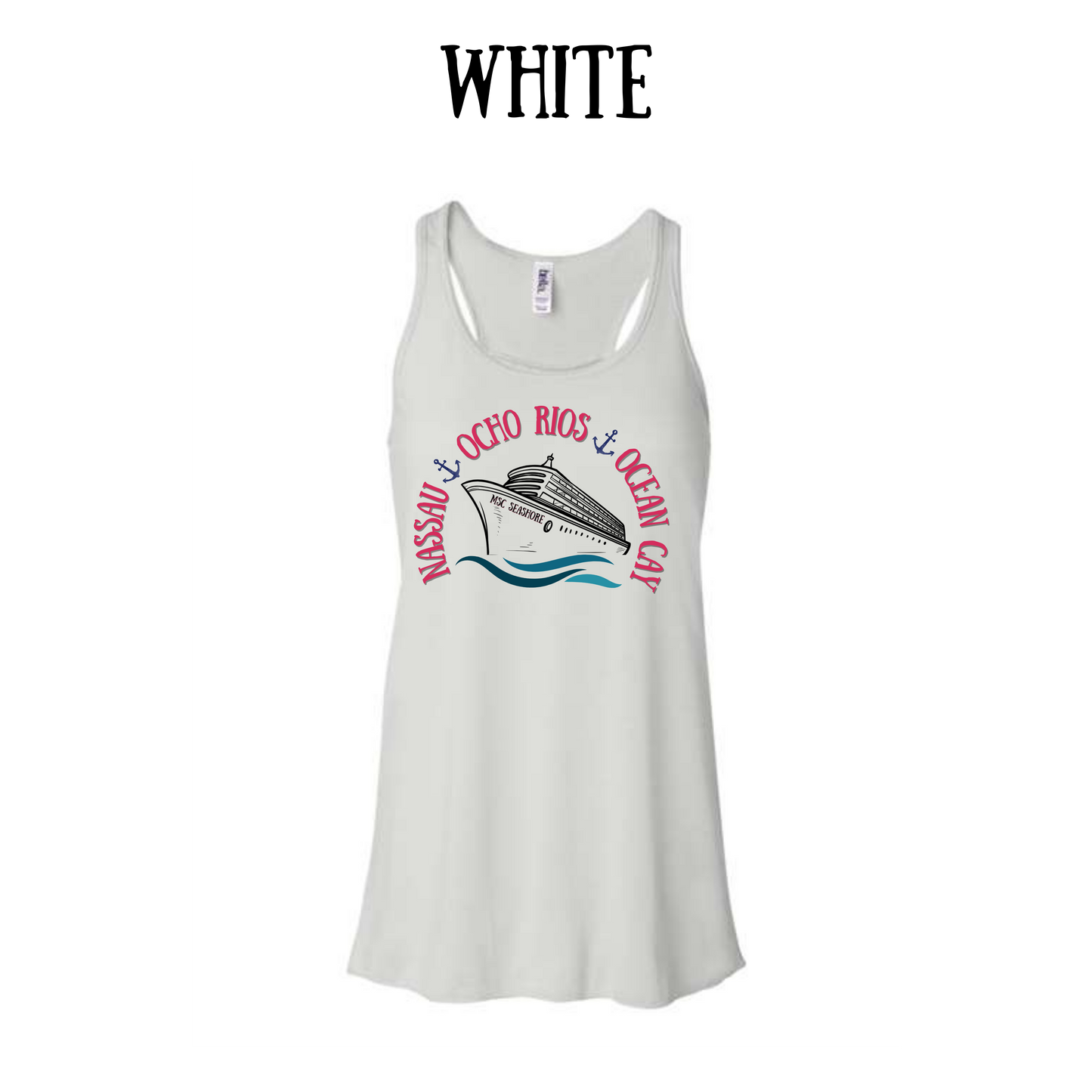 VP - MSC Seashore - Women's Flowy Racerback Tank