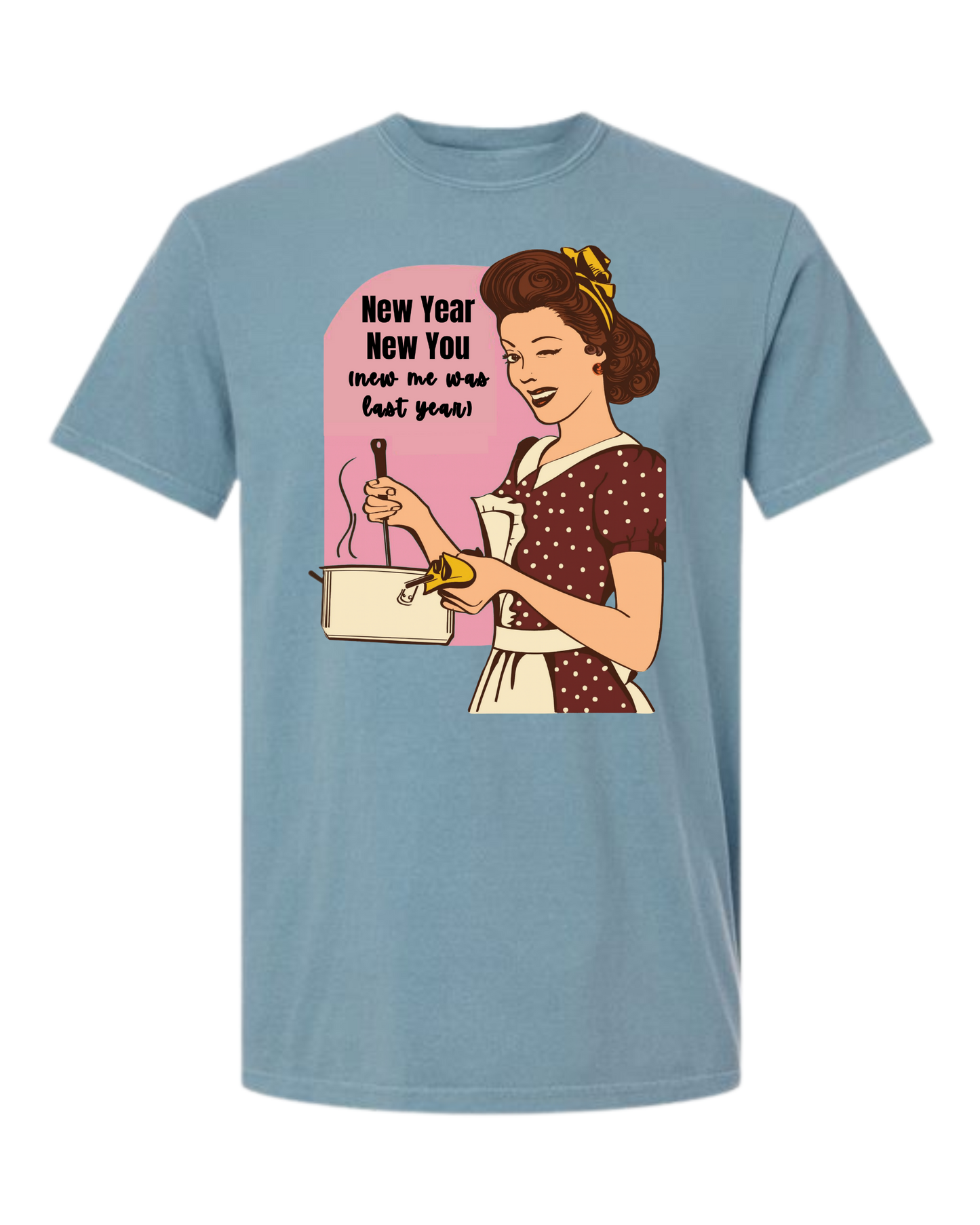 New Year New You - Comfort Colors - Heavyweight Unisex Tee - Blues