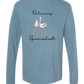 Delivery Specialist - Comfort Colors - Heavyweight Long Sleeve Tee - Blues & Greens