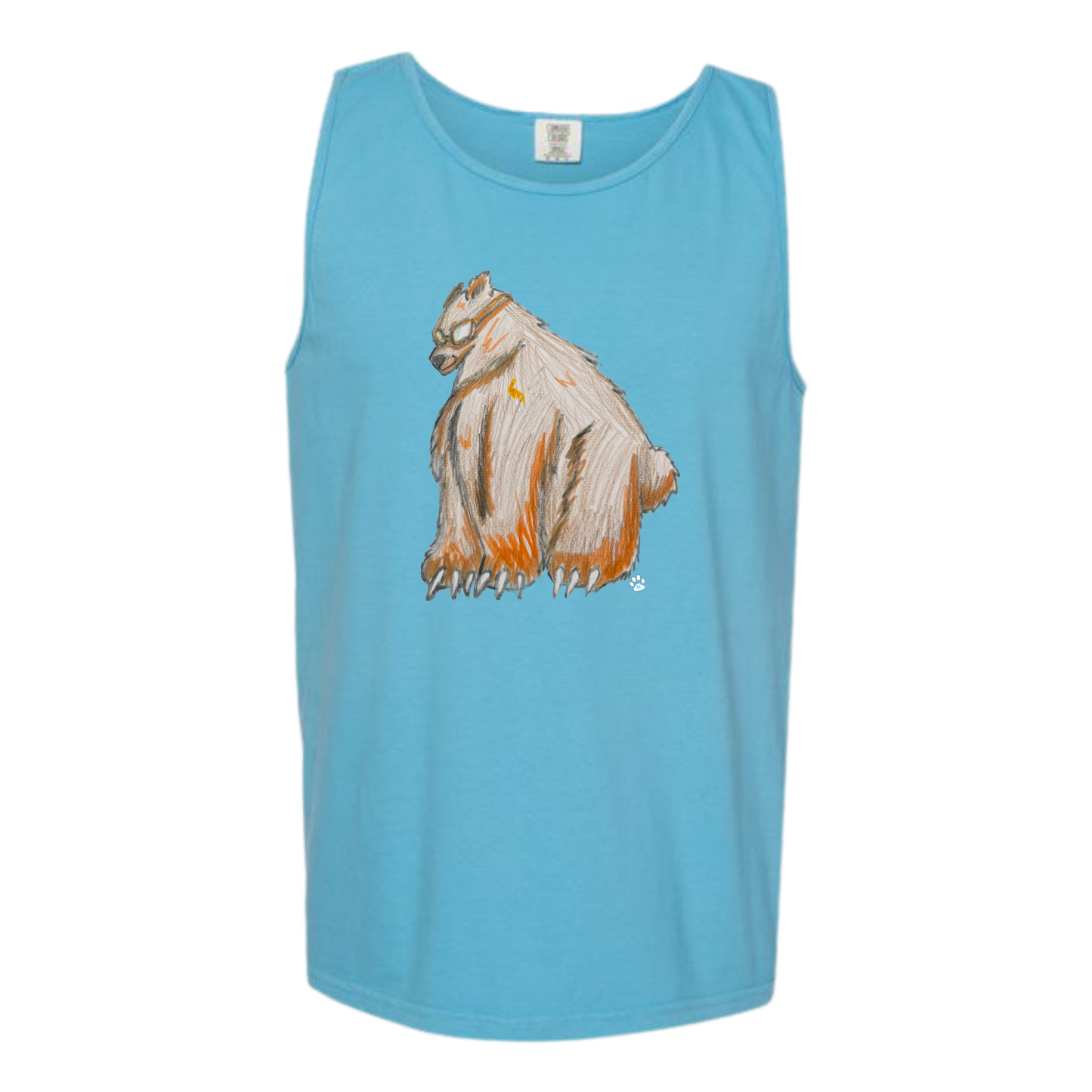 Muscle Bear - Comfort Colors - Unisex Tank - Neutral Colors & Blues