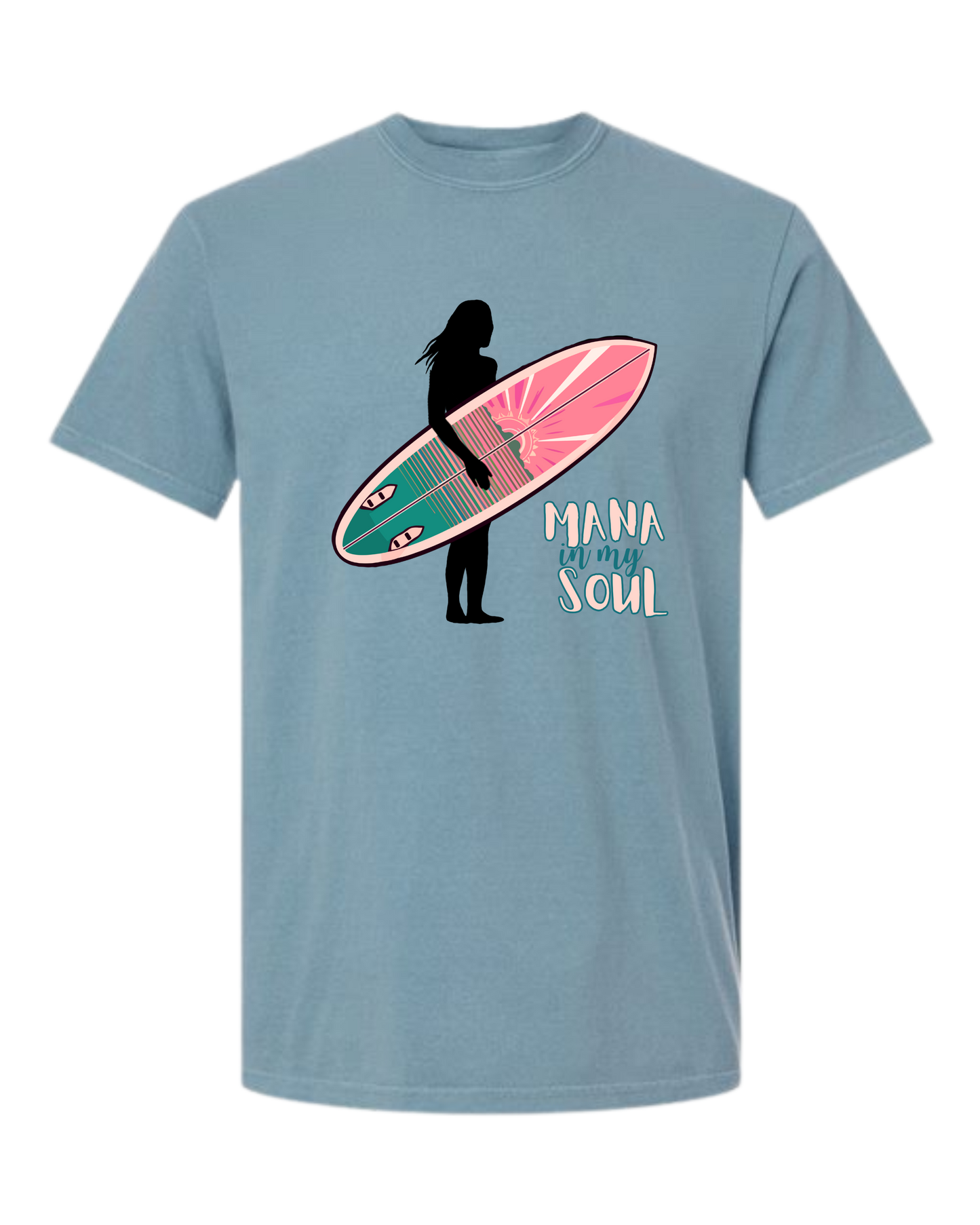 Mana in My Soul - Comfort Colors - Heavyweight Unisex Tee - Blues
