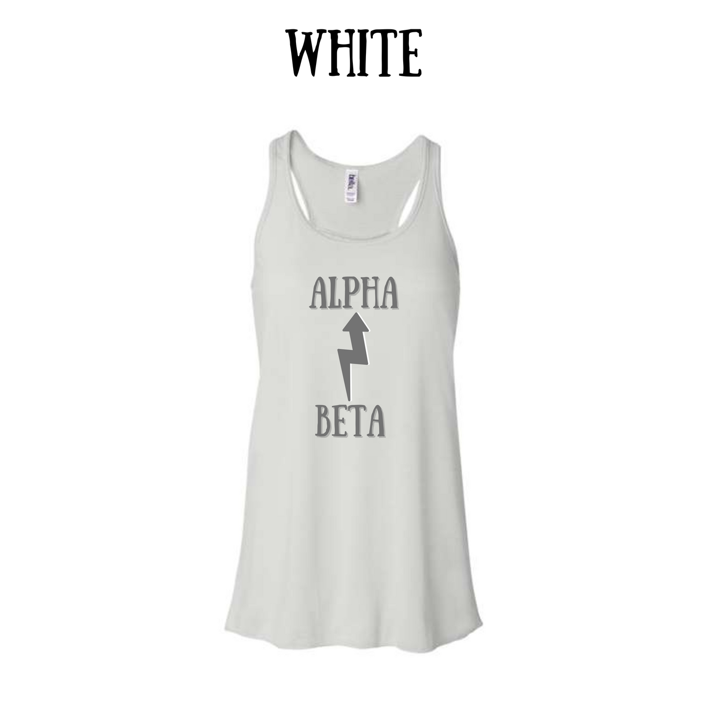 BP - Beta to Alpha - Women's Flowy Racerback Tank