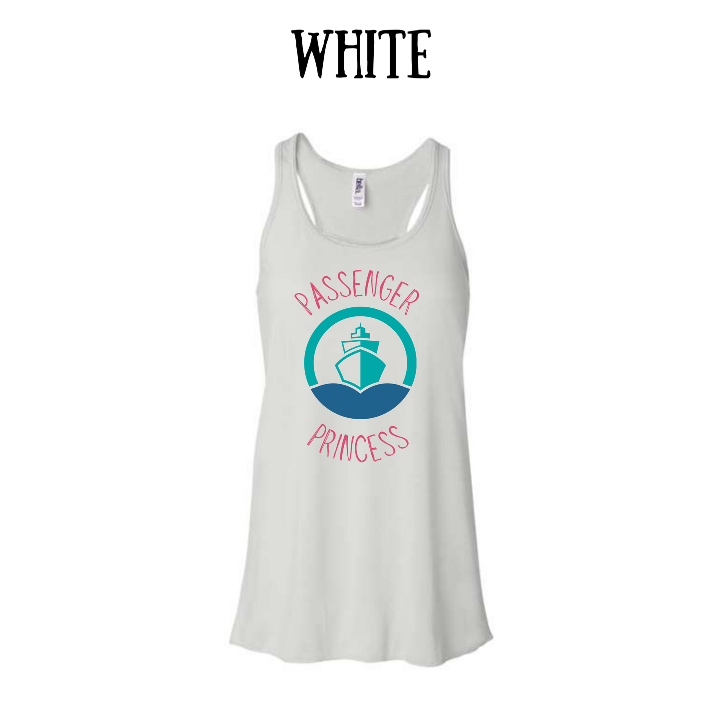 VP - Passenger Princess - Women's Flowy Racerback Tank