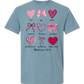 Galatians 5 - Valentines - Comfort Colors - Heavyweight Unisex Tee - Blues