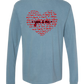 You & Me - Comfort Colors - Heavyweight Long Sleeve Tee - Blues & Greens