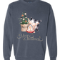 Country Christmas- Comfort Colors - Sweatshirt - Blues