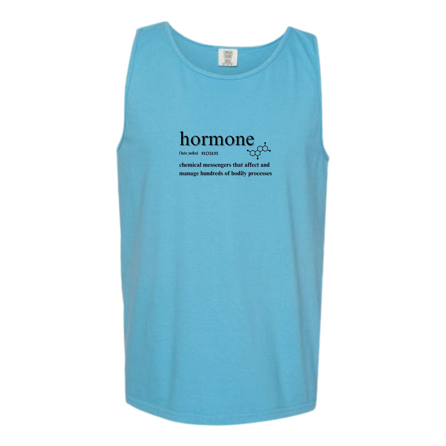 Hormone - Comfort Colors - Unisex Tank - Neutral Colors & Blues