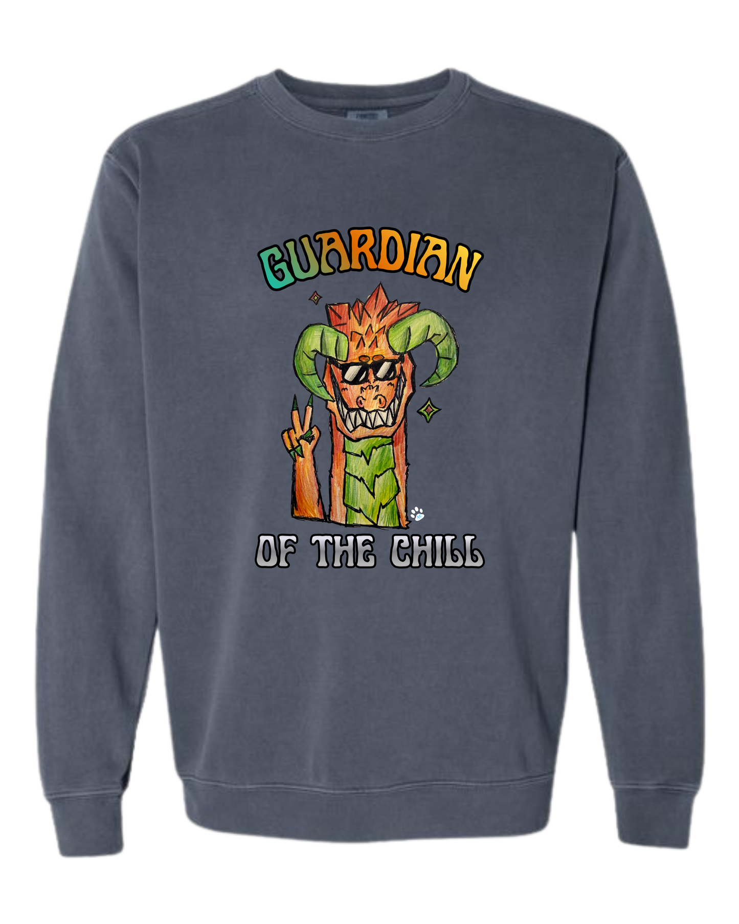 Guardian of The Chill - Comfort Colors - Sweatshirt - Blues