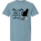 My Cat and I spill the tea about you - Comfort Colors - Heavyweight Unisex Tee - Blues