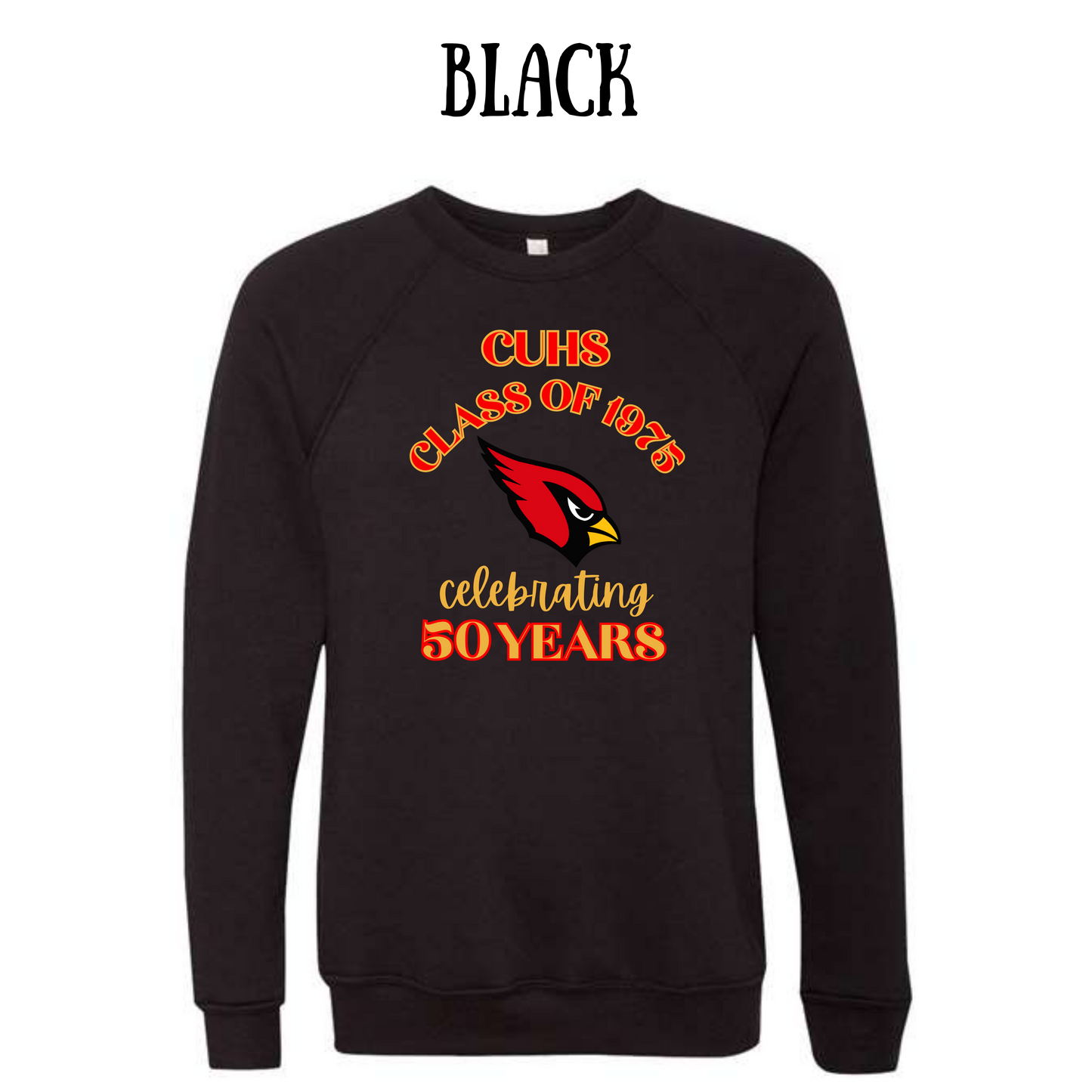 CUHS celebrating  - Sponge Fleece Raglan Sweatshirt - Neutrals