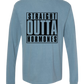 Straight Outta Hormones - Comfort Colors - Heavyweight Long Sleeve Tee - Blues & Greens