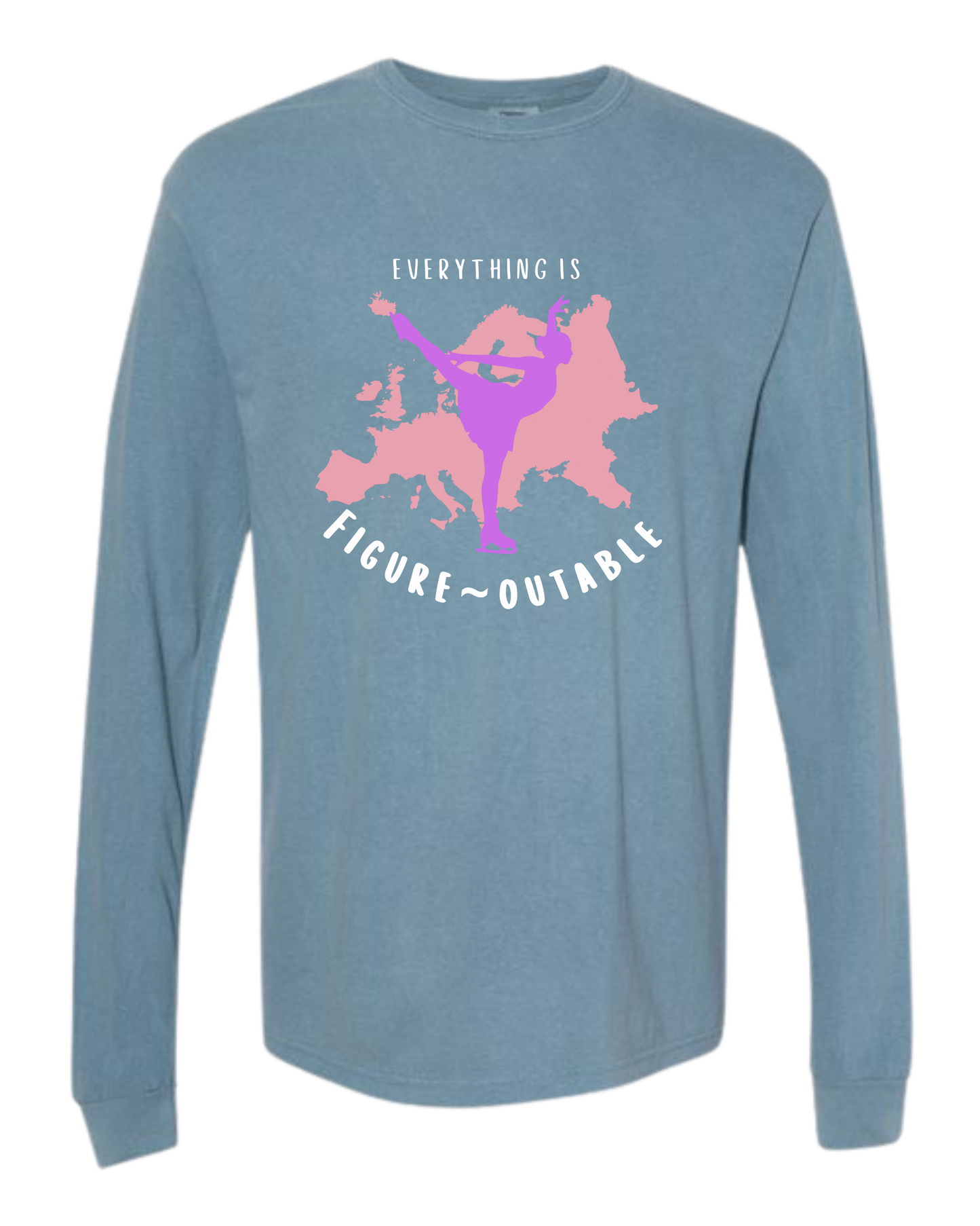 Bristol - Comfort Colors - Heavyweight Long Sleeve Tee - Blues & Greens