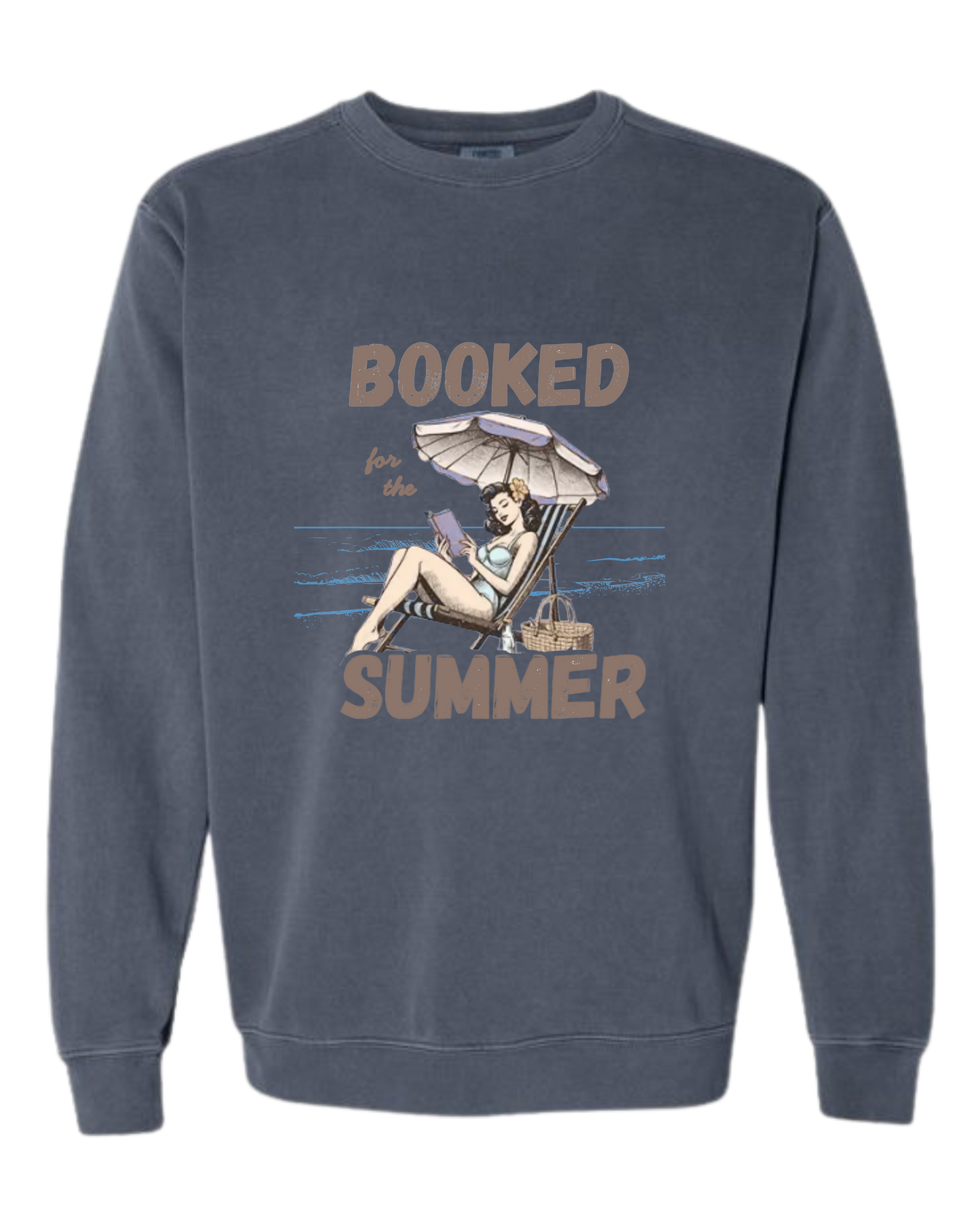 Booked for the Summer - Comfort Colors - Sweatshirt - Blues