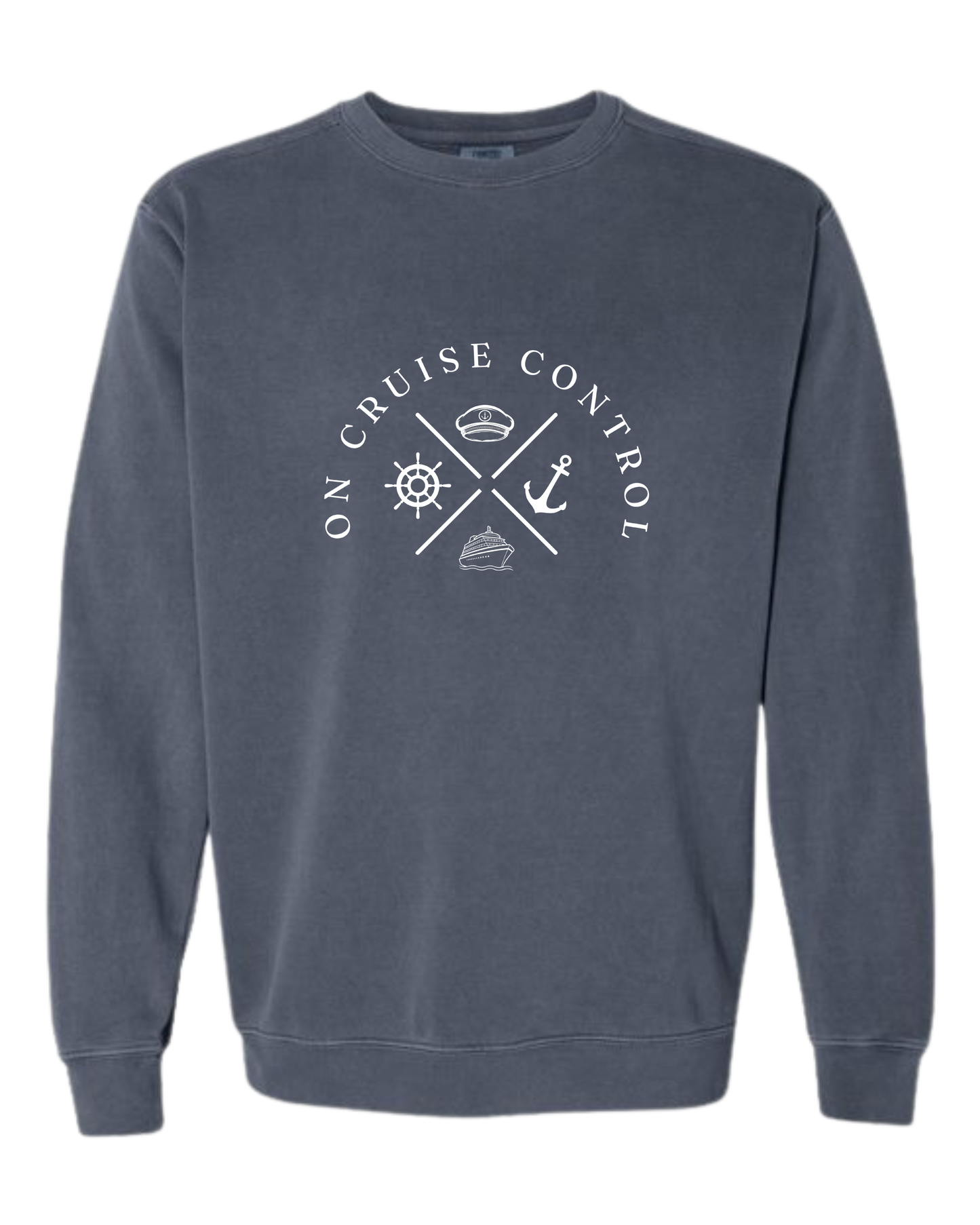 On Cruise Control - Comfort Colors - Sweatshirt - Blues