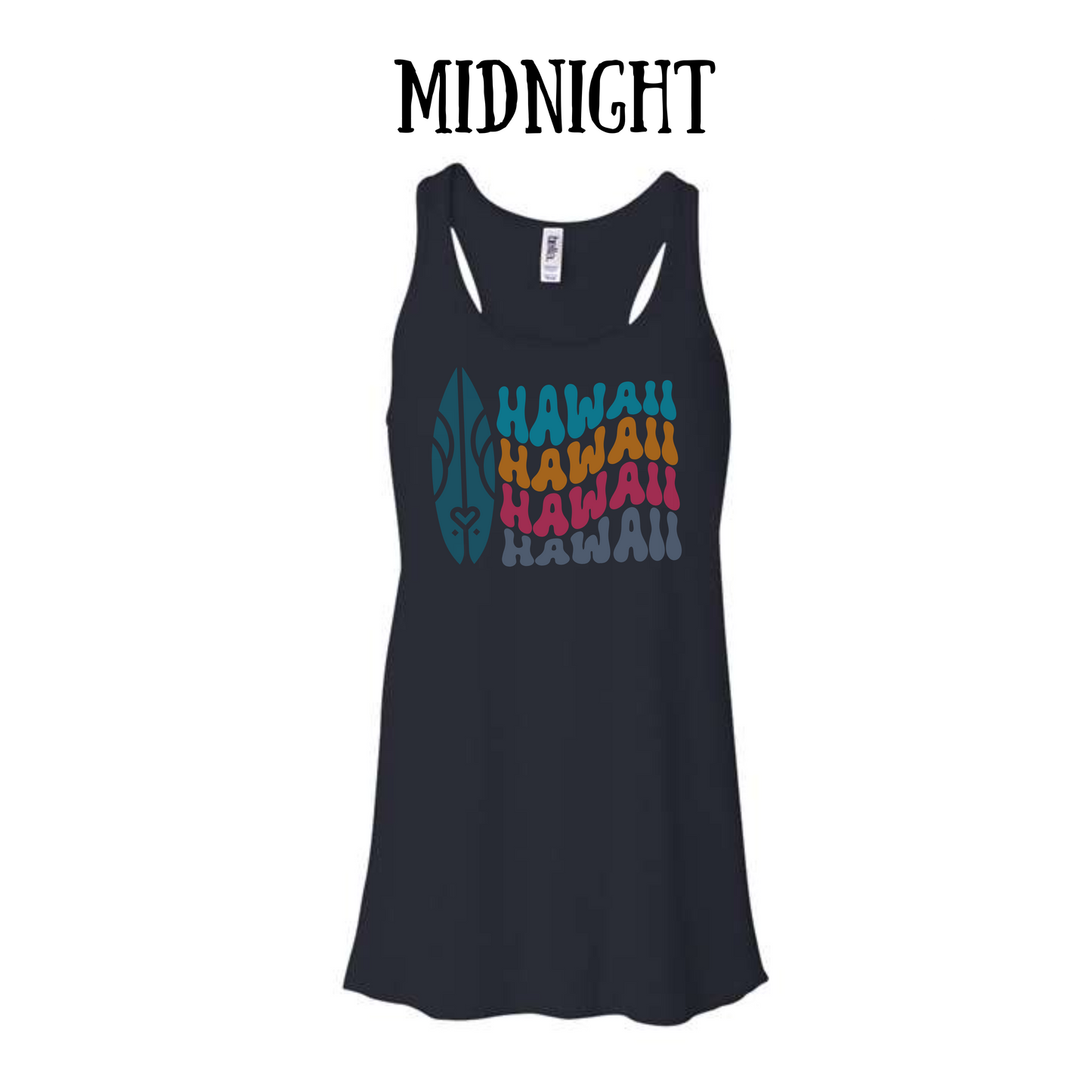 VP - Hawaii - Women's Flowy Racerback Tank