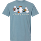 S'book'y season - Comfort Colors - Heavyweight Unisex Tee - Blues