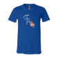 Loves Jesus & America too - Bella+Canvas - Unisex V-Neck - Assorted Colors