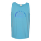 Sunsets & No Regrets - Comfort Colors - Unisex Tank - Neutral Colors & Blues