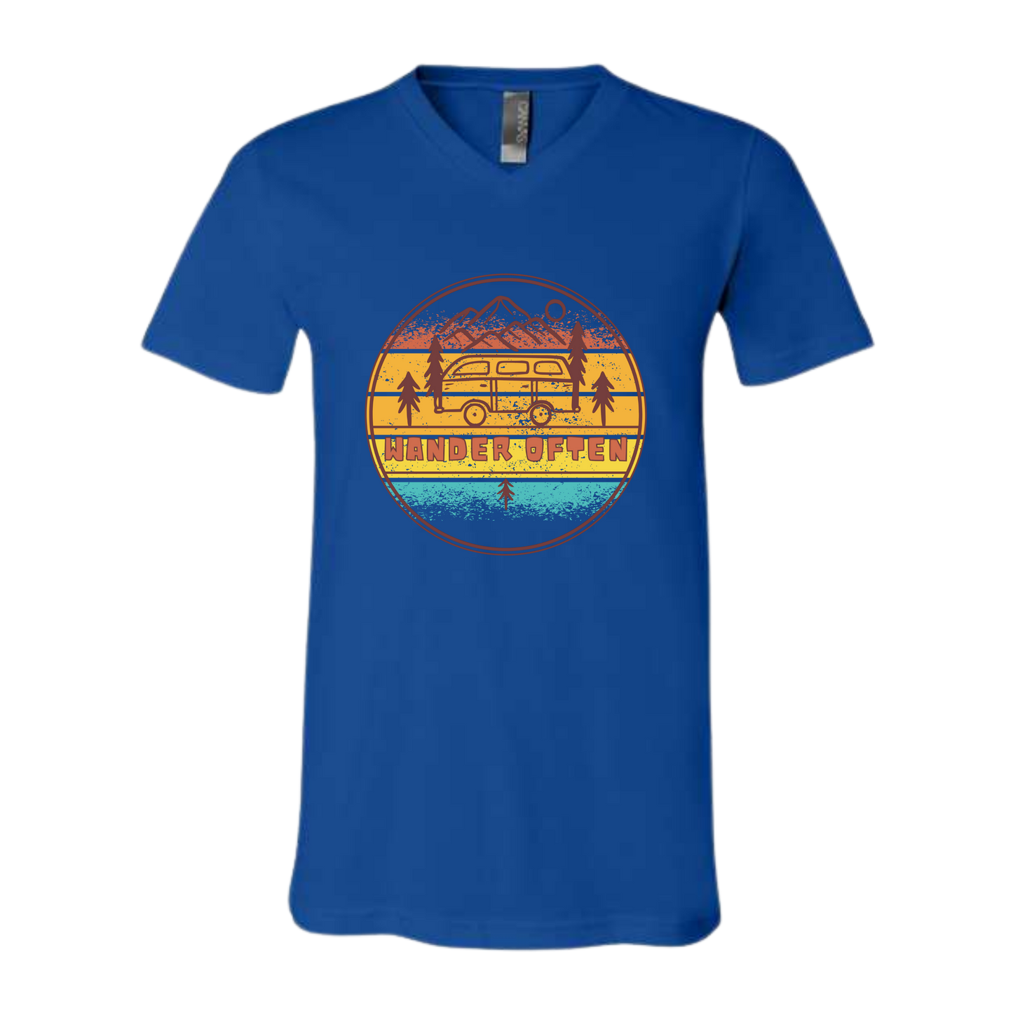 Wander Often - Bella+Canvas - Unisex V-Neck - Assorted Colors