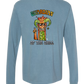 Guardian of The Chill - Comfort Colors - Heavyweight Long Sleeve Tee - Blues & Greens