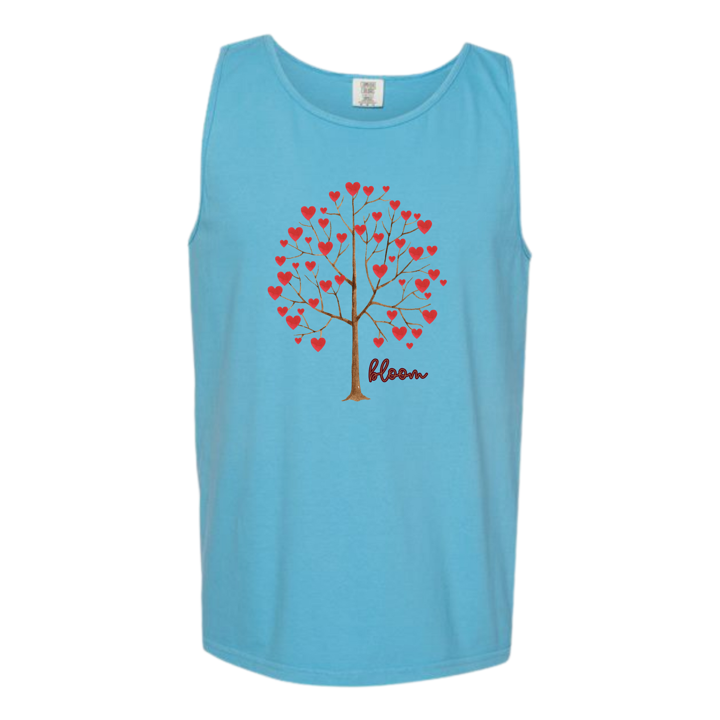 Bloom - Comfort Colors - Unisex Tank - Neutral Colors & Blues