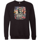 America's 250th Birthday - Sponge Fleece Raglan Sweatshirt - Blues, Greens, Purple, and Black