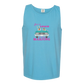 Get in Loser We're Playing Mahjong - Comfort Colors - Unisex Tank - Neutral Colors & Blues