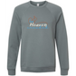 Make Heaven Crowded - Sponge Fleece Raglan Sweatshirt - Blues, Purples