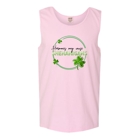 Hormones May Cause Shenanigans - Comfort Colors - Unisex Tank - Assorted Colors