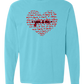 You & Me - Comfort Colors - Heavyweight Long Sleeve Tee - Blues & Greens