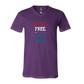 Saved. Free. Loud & Proud - Bella+Canvas - Unisex V-Neck - Assorted Colors