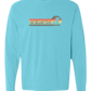 On Island Time - Comfort Colors - Heavyweight Long Sleeve Tee - Blues & Greens